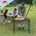 Naturehike FT09 outdoor convenient camping adjustable folding picnic aluminum alloy table