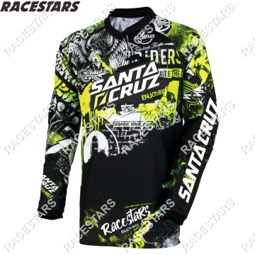 SANTA CRUZ Motorcycle Jersey Motocorss Maillot Ciclismo MTB Jersey Bicycle Cycling Jersey Bike downhill fit Breathable Fast Dry