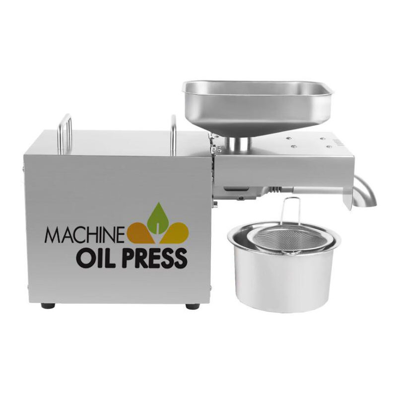 Oil Press Automatic Household FLaxseed Oil Extractor Peanut Oil Press Cold Hot Press Oil Machine 600W