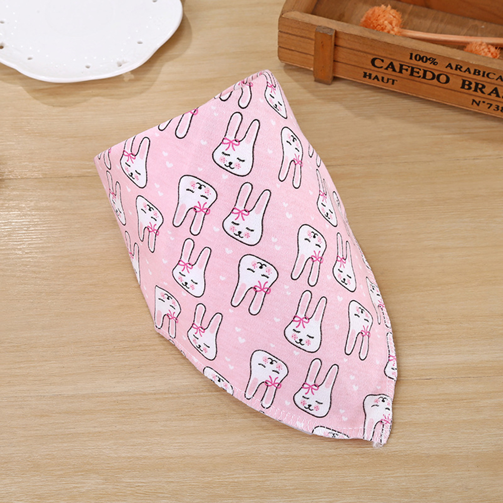 2021 Baby Cotton Bibs Cartoon Cute Saliva Towel Infant Burp Cloths Baby Feeding Smock Baby Feeding Accessories Soft Baby Stuff