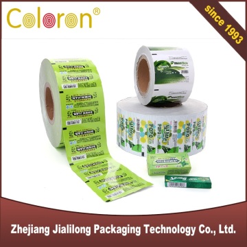 Color Printed Chewing Gum Packaging Wrapper