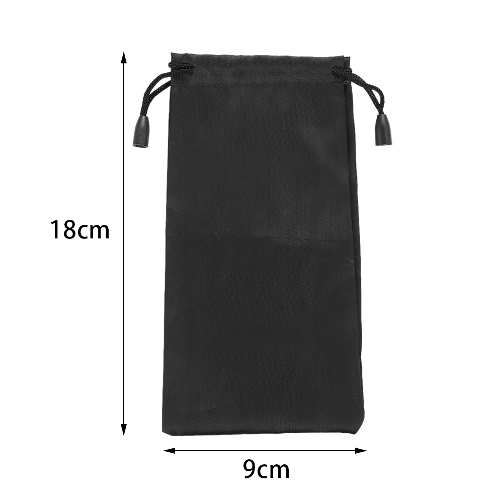 5pcs Black glasses case Eyewear Accessories Durable waterproof Dustproof plastic sunglasses pouch soft eyeglasses bag