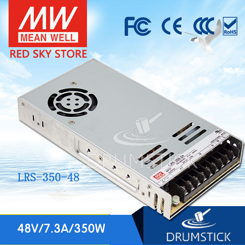 Steady MEAN WELL LRS-350-48 48V 7.3A meanwell LRS-350 350.4W Single Output Switching Power Supply