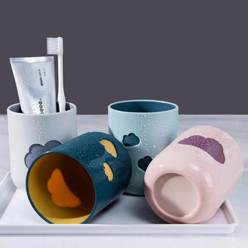 Nordic Wind Environmental Protection Mouthwash Cup Plastic Portable Household Travel Toothbrush Holder Water Cup