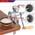 Manual Grain Grinder Hand Crank Grain Mill Stainless Steel Home Kitchen Grinding Tool for Coffee Corn Rice Soybean