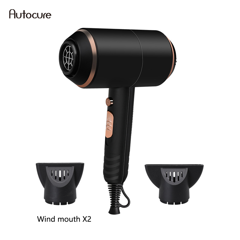 Autocure 2020 New Hair Dryer Negative Ion Hairdressing Net Red Hair Dryer Home Mute High Power High Wind Hairdresser Dedicated