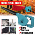 680W Cordless Electric Air Blower Vacuum Cleannig Blower Leaf Computer Dust Collector Power Tool For Makita 21V Li-ion Battery