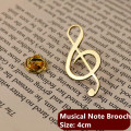 Musical Note Brooch