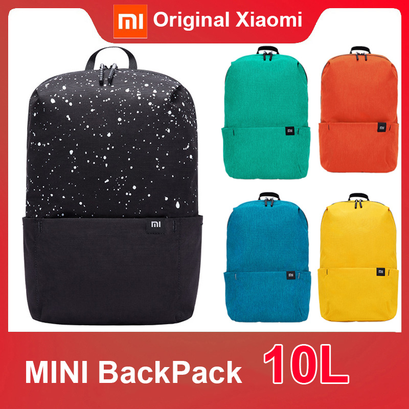 Xiaomi 10L Backpack Bag Portable MINI small size Colorful Leisure Sports Chest Pack Bags Unisex For Mens Women Travel Camping