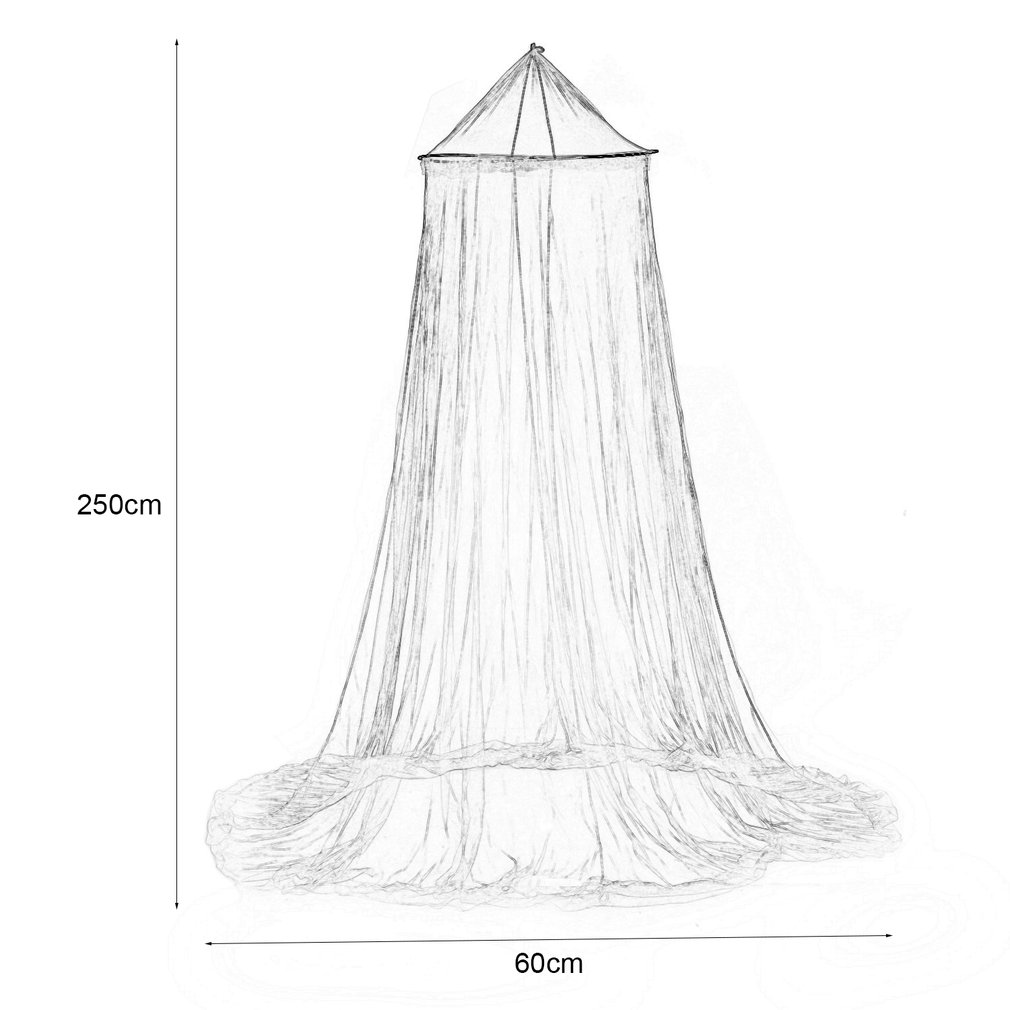 8 Colors Summer Round Lace Insect Bed Canopy Netting Curtain Polyester Mesh Fabric Home Textile Elegant Hung Dome Mosquito Net