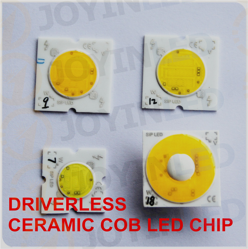 Free shipping 2pcs Chip On Board Driverless Diameter 20MM 12w led chips assembly for led bulb downlights