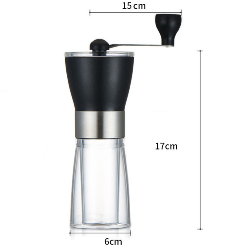 Mini Manual Ceramic Coffee Grinder Washable ABS Ceramic Core Stainless Steel Home Kitchen Manual Hand Coffee Grinder Kitchen