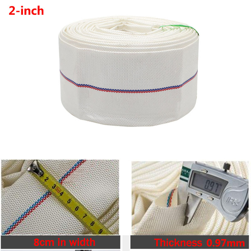 2inch 50mm High Pressure Water Hose Garden Irrigation Watering Hose Antifreeze Canvas Fire-Protection Hose