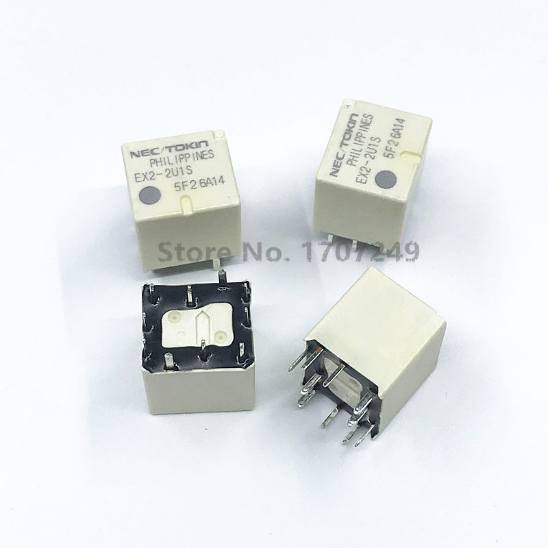 100% New Original EX2 EX2-2U1 EX2-2U1S EX2-2U1L EX2-2U1J DC12V Automotive Relays 10Pins 25A 12V On board central locking relay