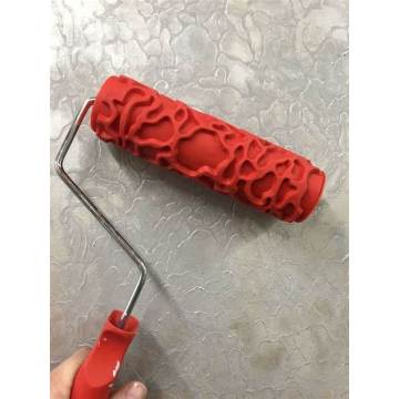 Decorative Paint Roller Pattern Embossed Texture Painting Tools for Wall Rubber Airless Pintura Machine Household Brush EG321T