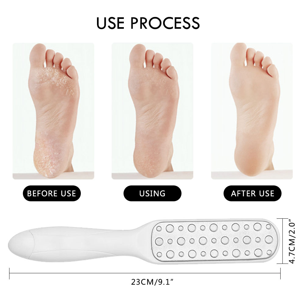 Dighealth 1pcs Professional Double Side Foot File Rasp Heel Grater Hard Dead Skin Callus Remover Pedicure File Foot Grater