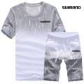 Shimano Fishing Suits Men Fishing T Shirt Summer Shorts Pants Fishing Clothing Outdoor Sportswear Clothes Fishing Wear Men