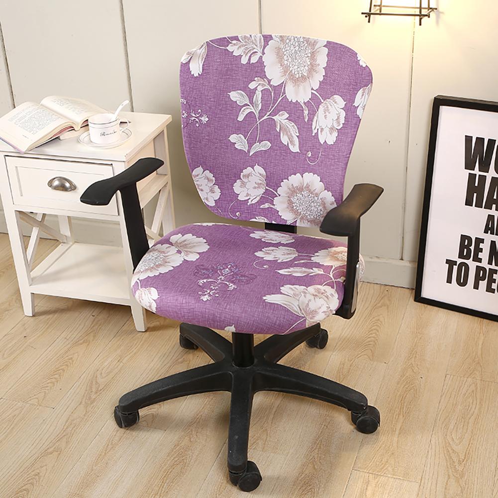 Office Chair Covers Spandex Computer Office Chair Cover Stretchable Universal Swivel Chair Cover For Office #EW