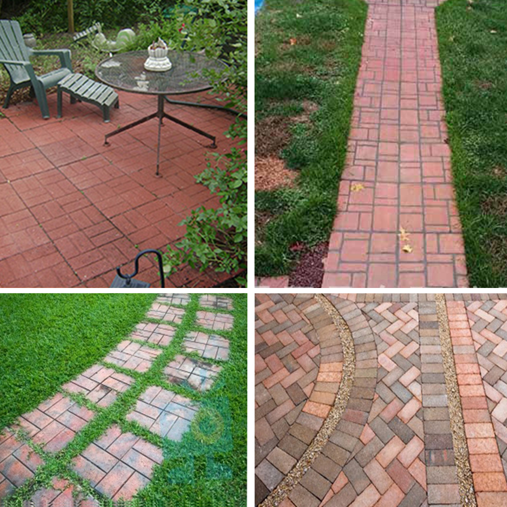 1pcs Manually Paving Cement Brick Concrete Molds DIY Plastic Path Maker Mold Garden Stone Road Mold Garden Decoration