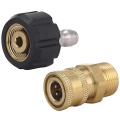 ELEG-Pressure Washer Adapter Set M22 To 1/4 Inch Quick Connect Kit, M22 14Mm To 1/4 Inch Quick Connect Kit