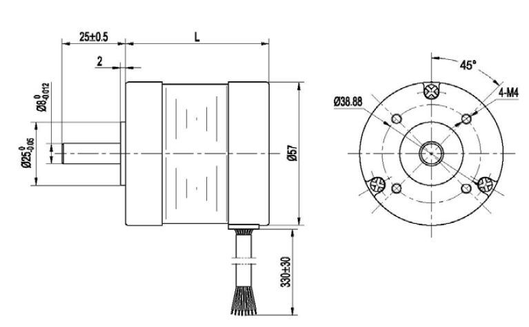 57BLY Brushless DC Motor