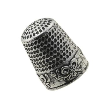 Finger Thimble Hard Protector Metal Sewing Tools Needles Partner Classical 1PC