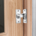 90 Degree Stainless Steel Door Latch Right Angle Sliding Door Lock Home Safety Screw Locker Furniture Hardware Accessories
