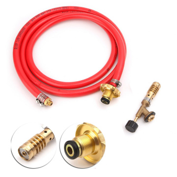 Liquefied Propane Gas Ignition Plumbing Turbo Welding Gun Torch Machine Equipment w/ 2M Hose for Soldering Weld Cooking Heating