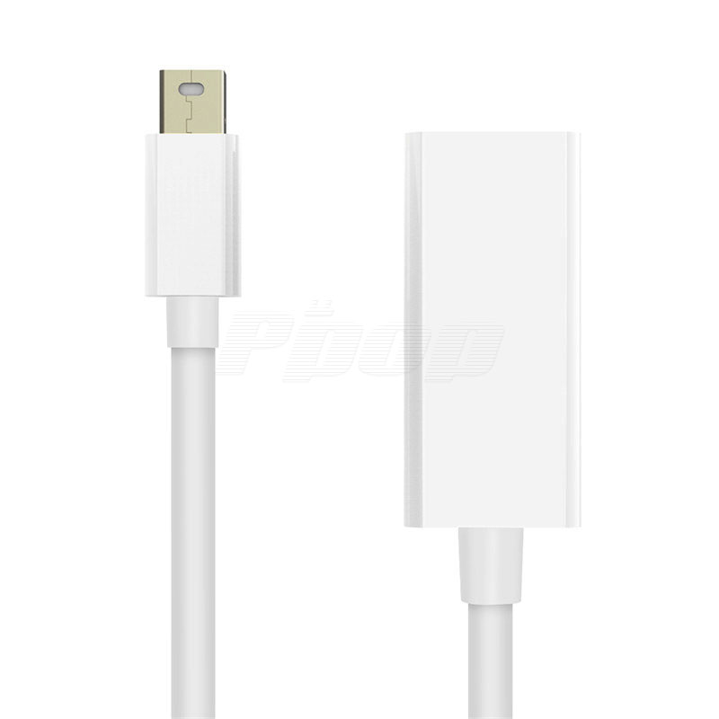 Mini DP to HDMI-compatible DisplayPort Converter 24cm Cables Male to Female Thunderbolt 2 for iMac MacBook Pro Surface PC