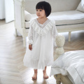 Children Girl's Lolita Dress Princess Sleepshirts Vintage V Neck Nightgowns.Victorian Toddler Kid's Nightdress Sleep Loungewear