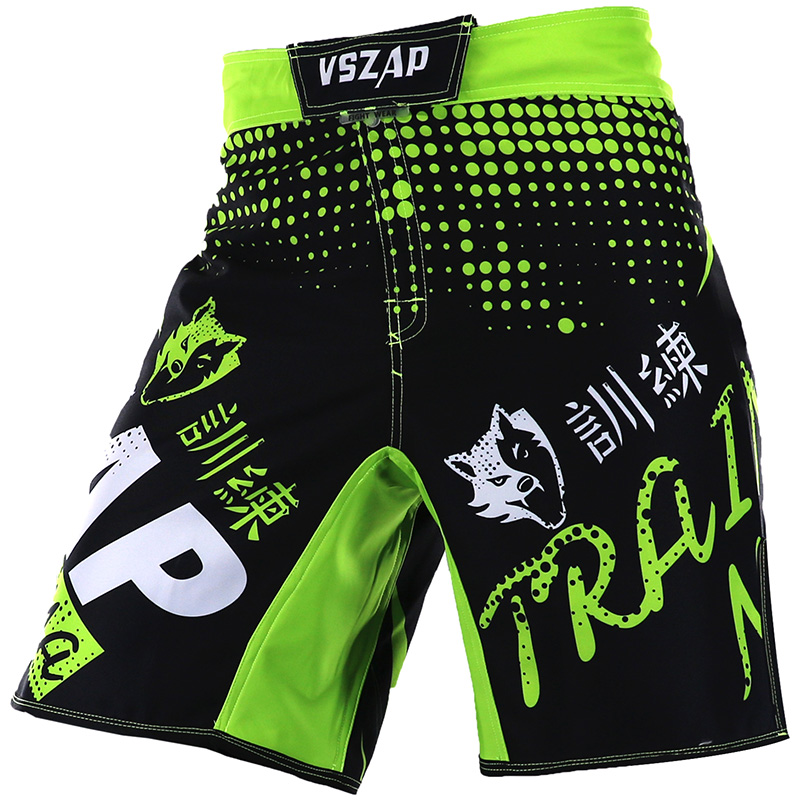 VSZAP Boxing Fight Shorts MMA Shorts For Men MMA Muay Thai Sport Shorts Trunks Grappling Sanda Kickboxing Pants Boxe