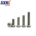 AXK 10pcs M4 304 stainless steel plate hex head cap screws mushroom head hexagonal bolts CPC249