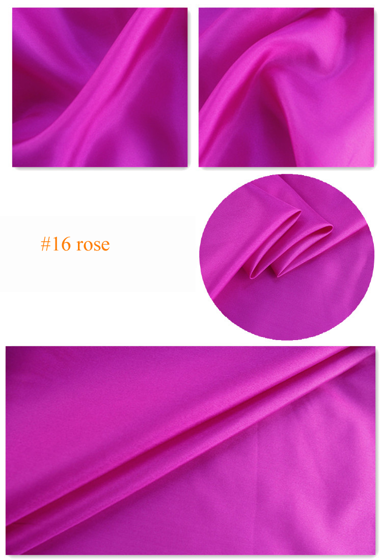 Pure Mulberry Silk Linings Habutai Fabric Tissu