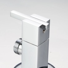 bathroom Brass double sink faucet cut-off valve thread fittings for connection Angle cock valve