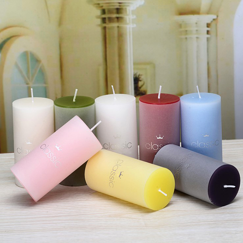 HOT 1 Pcs Scented Candles Craft Candle Gifts Wedding Column Wax