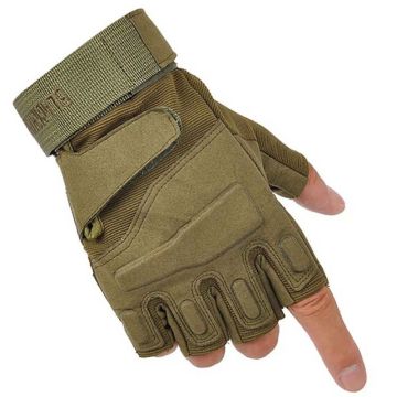 New men Outdoor Sports Windproof Fingerless Gloves Military Tactical Winter Hunting Riding Gloves