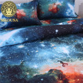 3D galaxy bed set single double bed Queen Double Twin Single Duvet Cover Set