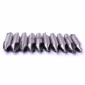 10Pcs 2 Types HSS Center Drill Bits 2 Flutes 60 Degree Angle Precision Combined Countersink Drill Bit Power Tools 1x3mm /3x8mm