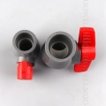 2pcs I.D 20-50mm PVC Ball Valve Garden Water Pipe Connector Irrigation Tube Globe Valve Water Valve PVC Pipe Fittings Connector