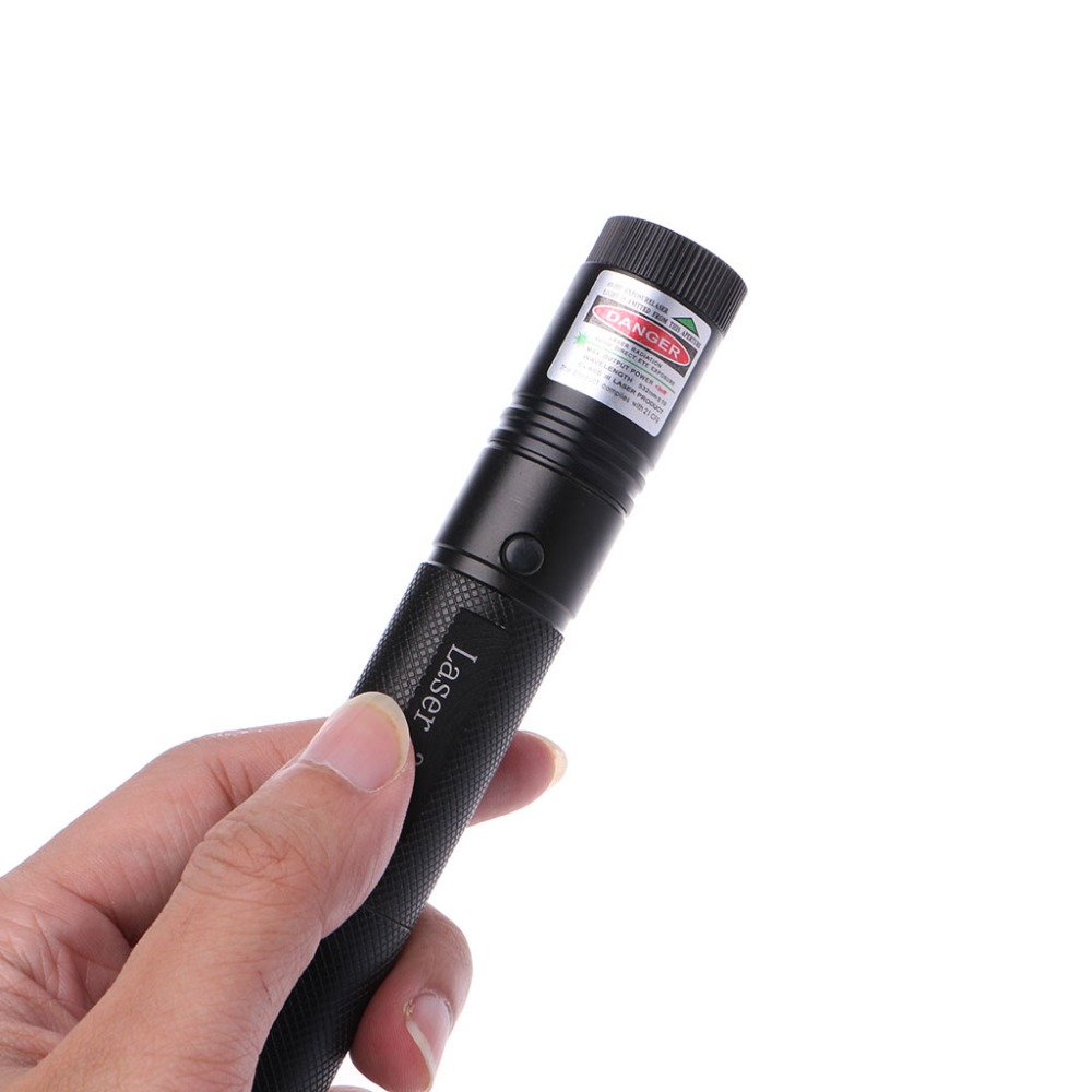 Military High Power 5mW 532nm 301 Green Laser Pointer Pen Lazer Light Visible Beam Burn with 18650 Battery Dropshipping