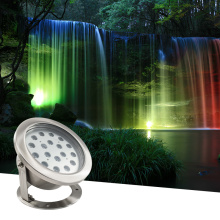 Stainless steel outdoor fountain lamp led underwater light