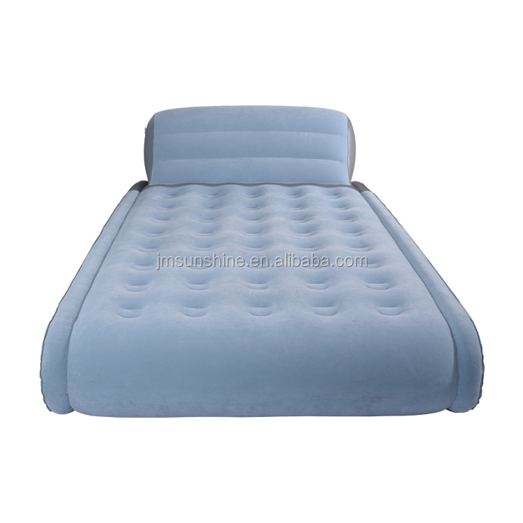 Pvc Flocking Blow Up Elevated Raise Air Bed 4