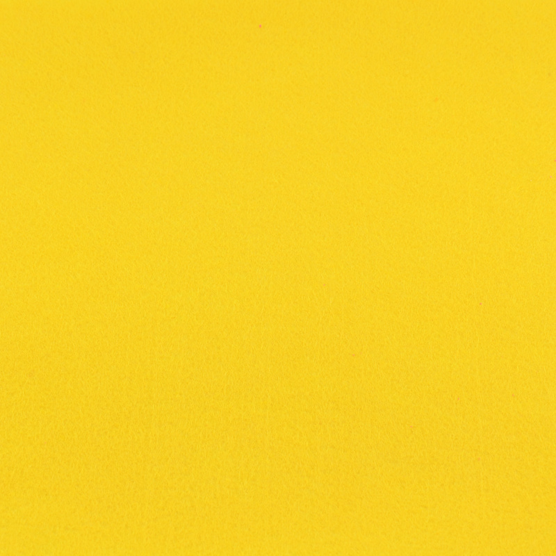 Bright Yellow Colour 1mm Thick Handmade Gift Package Clean Materials Sewing Toys Hats Felt Fabric Automotive Nonwoven