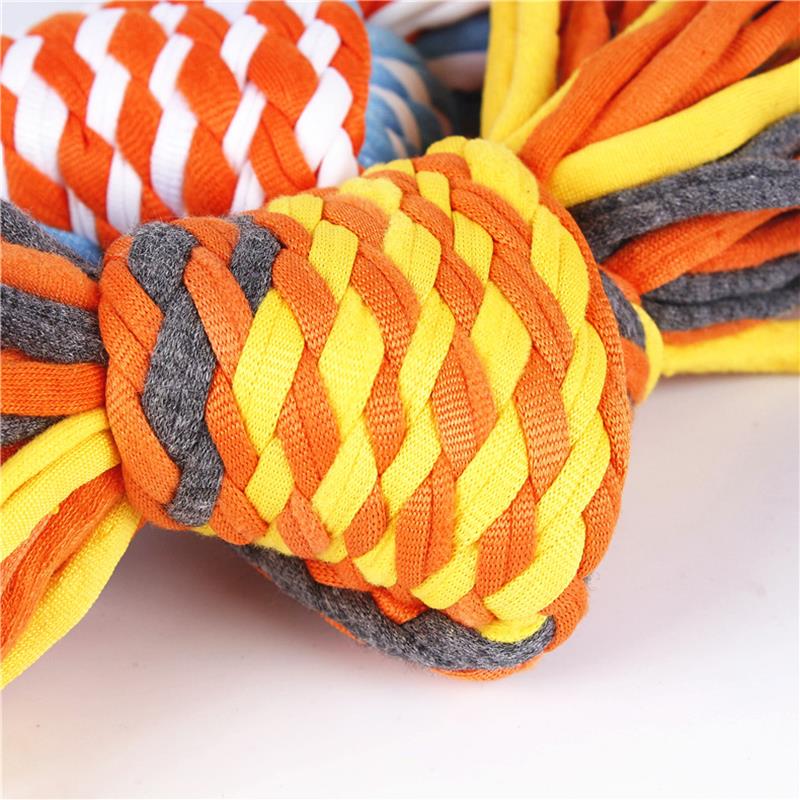 Hot Sales Cleaning Teeth Squeaky Interactive Cartoon Animal Cotton Rope Dog Toy Pet Training Products Pet Chew Toys 1 Pcs