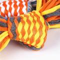 Hot Sales Cleaning Teeth Squeaky Interactive Cartoon Animal Cotton Rope Dog Toy Pet Training Products Pet Chew Toys 1 Pcs