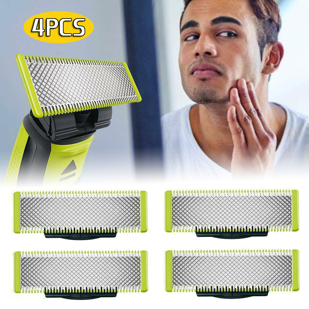 1pc 2pcs 4 pcs For Philips OneBlade Shavers Replacement Blades Heads Shaving Head Beard Shaver Rack Support QP2520 QP2523 QP2530