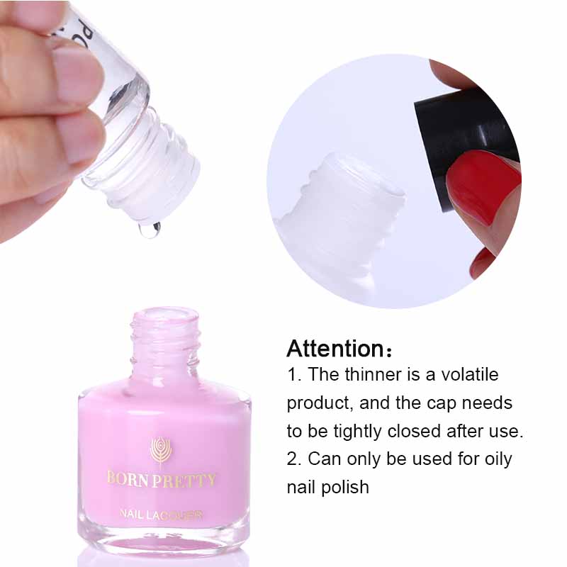 BORN PRETTY Nail Polish Thinner 20ml varnish Varnish Thinner Nail Art Liquid Tool