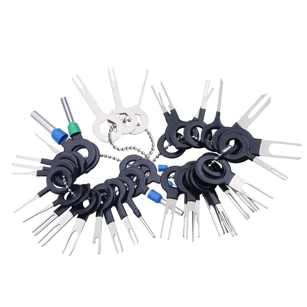 41Pcs Automotive Plug Terminal Remove Tool Car Electrical Wiring Crimp Connector Pin Extractor Kit Car Plug Repair Tool