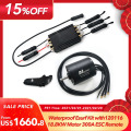 Maytech 120116 Motor Fully Waterproof Electric Hydrofoil Boat Jetski Kit 300A ESC 1905WF Waterproof Remote