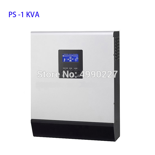 1KVA Pure Sine Wave Hybrid Solar Inverter 12V DC 220V/230V/240VAC 50HZ60HZ Built-in PWM 50A Solar Charge Controller for Home Use